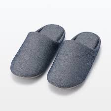 cotton insole slippers m23 5 25cm navy