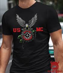 usmc motor t shirt devil dog shirts