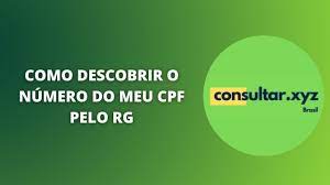 meu cpf pelo rg consultar