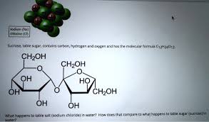 na chlorine sucrose table sugar