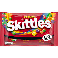 skittles original chewy candy fun size