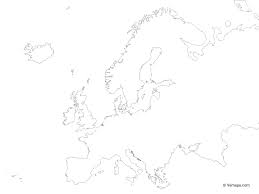 Europe and asia are the two continents of the seven continents in the world. Grey Map Of Europe With Countries Free Vector Maps