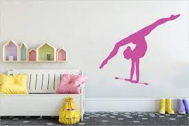 Gymnastics Wall Decal Gymnast Wall