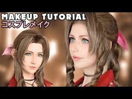 aerith cosplay makeup