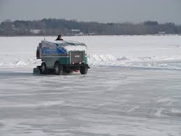 When you watch a zamboni drive across the ice, most of that process is done underneath the machine where. My Town Is On A Lake In Canada We Zamboni Ice Resurfacer A Skating Rink In Winter Like A Hockey Arena But Outdoors Damnthatsinteresting