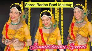 radha krishna makeup tutorial