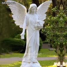 angel statue carving marble sculpture