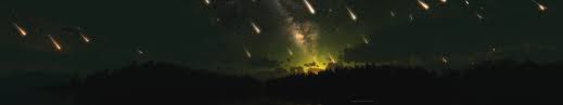 multiple display meteors shooting