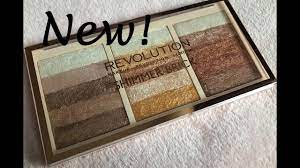 makeup revolution shimmer brick palette