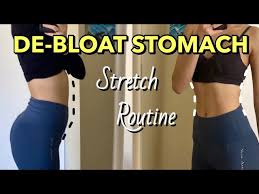 stomach de bloating stretch routine
