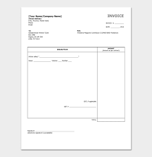 Freelance Invoice Template 5 For Word Excel Pdf Format