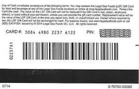 gift card legal sea foods 50