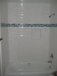 White Subway Tile Bathroom Ideas Stripe