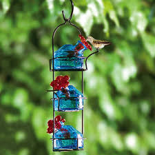 Bouquet Lunch Pail Glass Hummingbird