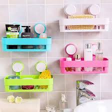Bathroom Shelf Rectangle Plastic