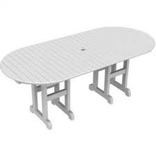 Polywood Oval Outdoor Dining Table 78