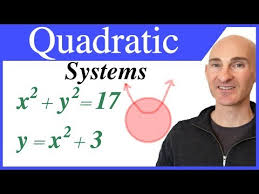 Solving Quadratic Systems Substitution