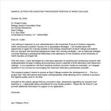 Cover Letter Sample For Adjunct Professor Resume Position       