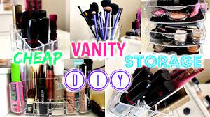 diy vanity storage ideas you