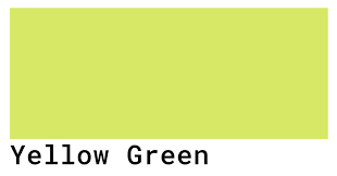 Yellow Green Color Codes The Hex Rgb