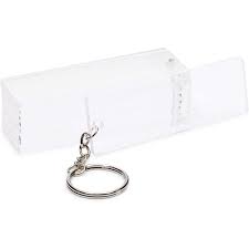 Easy to assemble shatter resistant clear acrylic plastic keyrings. Bright Creations 10 Pack Clear Acrylic Keychain With Ring Blanks Rectangle Key Accessories For Diy Crafts 2 X 3 In Walmart Com Walmart Com