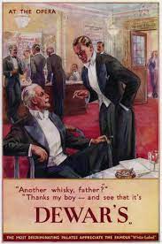 Пару постеров старой рекламы алкоголя. Шотландский виски Dewar’s Пару постеров старой рекламы алкоголя. Шотландский виски Dewar’s История,Алкоголь,Крепкие напитки,Реклама
