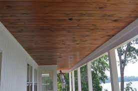 Stained Beadboard Ceiling Porch Love