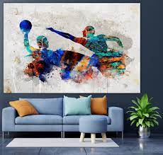 Water Polo Canvas Wall Art Sports