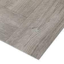 trafficmaster l n stick tile 12 in x 12 in grey wood parquet 2 03mm 0 080 in 30 sq ft per case