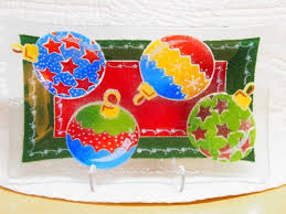 Peggy Karr Fused Glass Plate