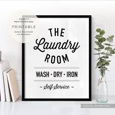 the laundry room printable wall art