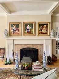 Decorating The Living Room Mantel With