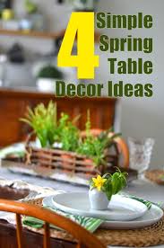 simple spring table decor ideas
