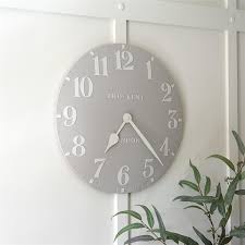 Arabic Wall Clock Dove Grey 51cm