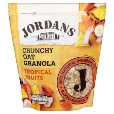 Jordans Crunchy Cereal Tropical Fruit | British Corner Shop