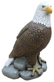 collector series concrete eagle statue