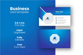 business card template graphic