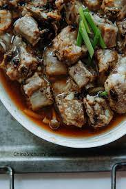 chinese steamed ribs with fermented