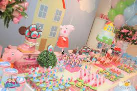 peppa pig themed birthday party ideas