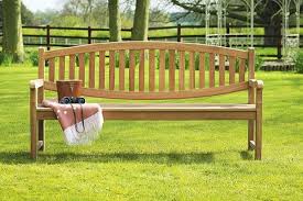 Double Oval Garden Bench