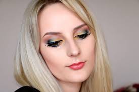 bright yellow spring makeup tutorial