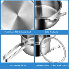 gzmr 10 in stainless steel cookware set