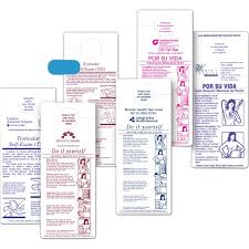 Testicular Self Exam Chart Die Cut To Hang In The Shower
