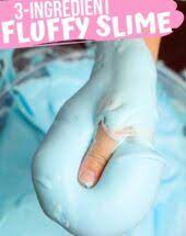 easy 3 ing fluffy slime with