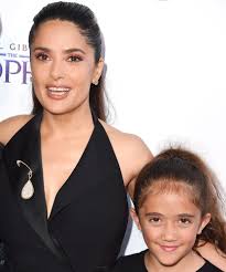 Salma hayek jiménez was born in coatzacoalcos, veracruz, mexico, the daughter of the mother of an salma hayek describes herself as 50% lebanese and 50% spanish. Salma Hayek S Daughter Valentina Is Growing Out Her Hair For A Good Cause Instyle