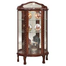 Rope Twist Curio Cabinet From