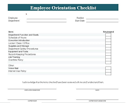 Orientation Program For New Employees Template