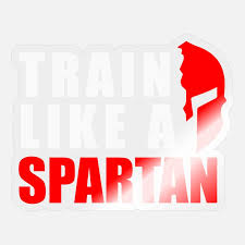 train like a spartan fitness nerd gift