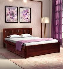 Adolph Solid Wood Queen Size Bed With