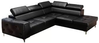 casa padrino luxury leather corner sofa